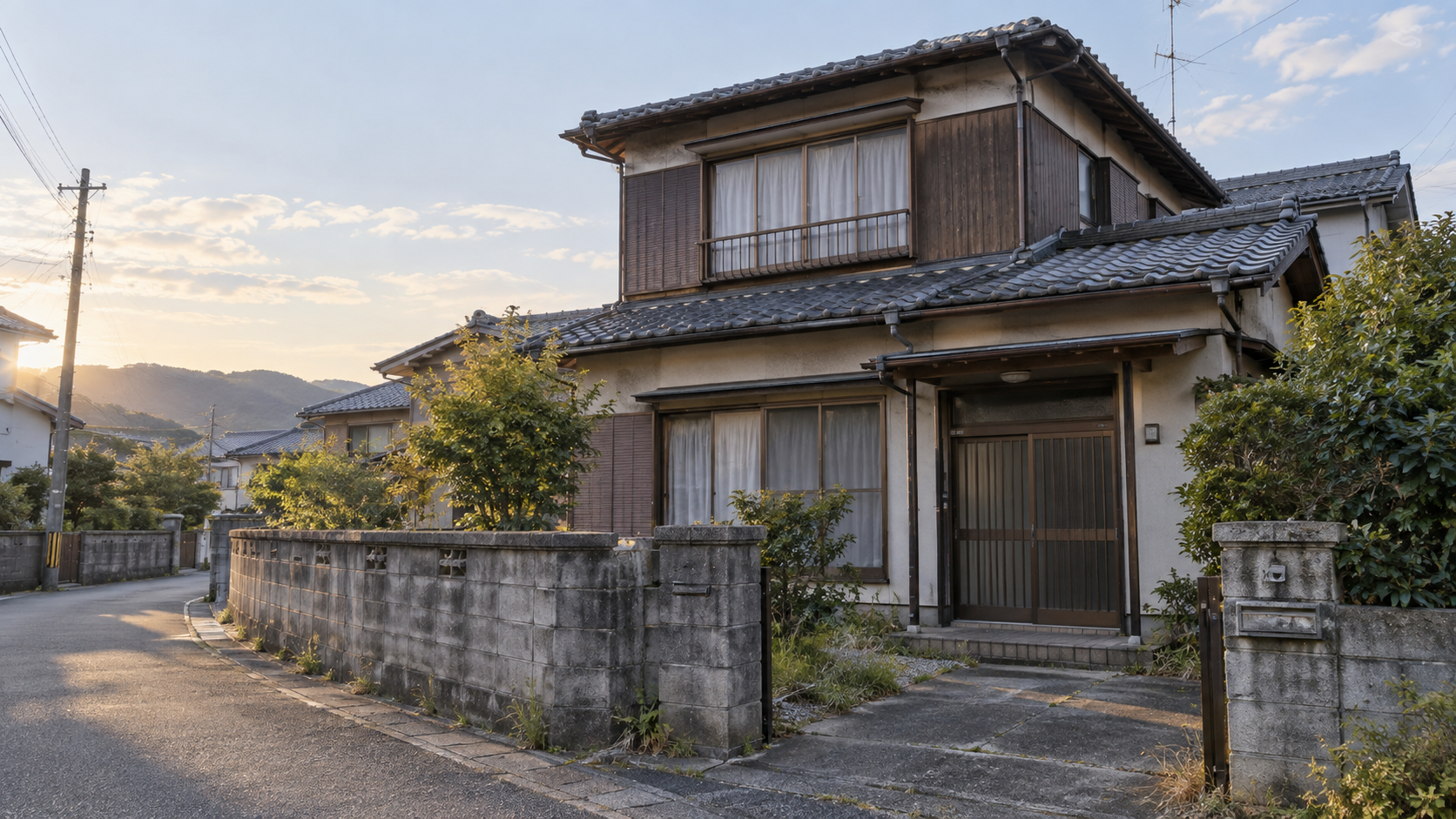 事情のある住宅をイメージした写真